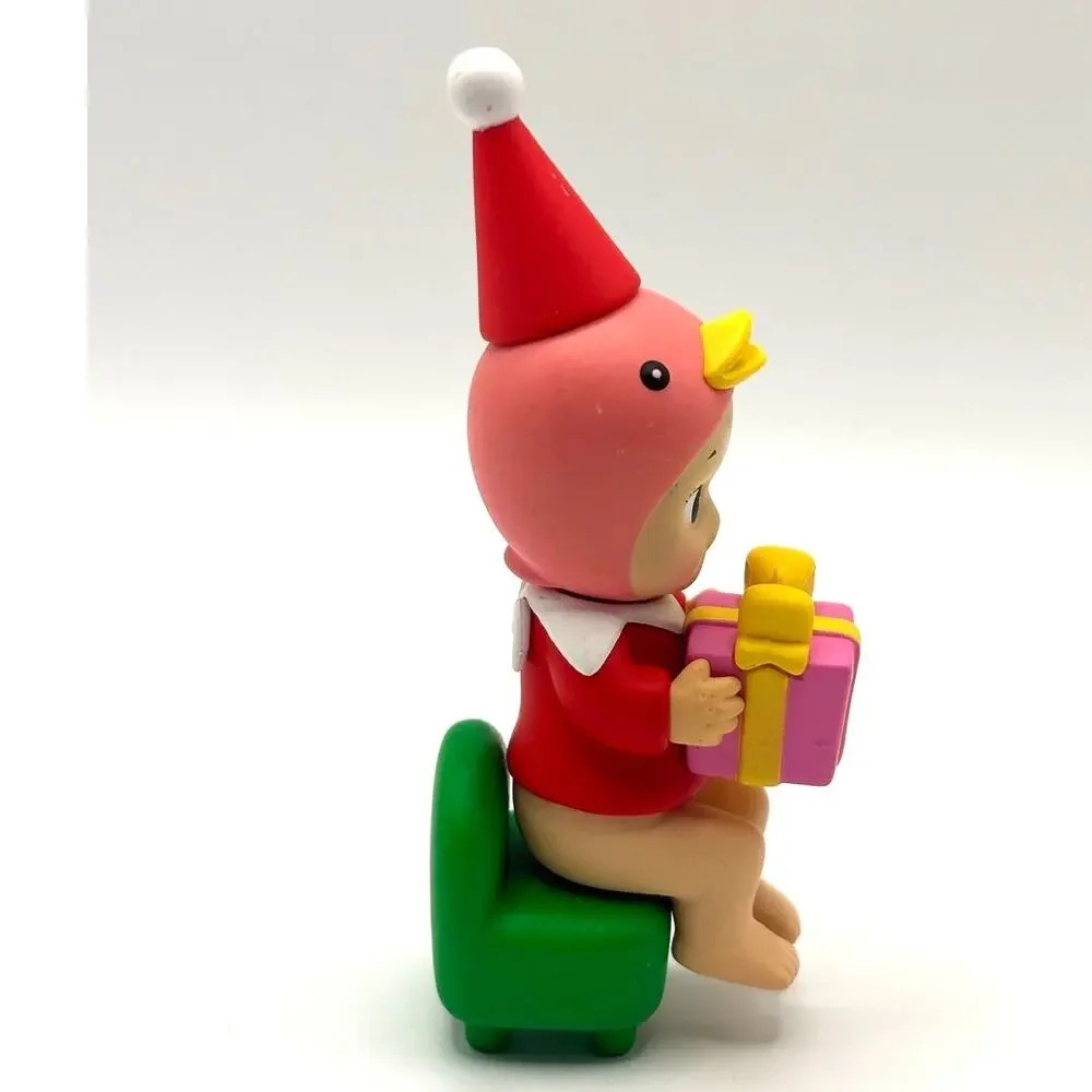 Authentic Sonny Angel Duck Mini Figure, Santa's Little Helper Series